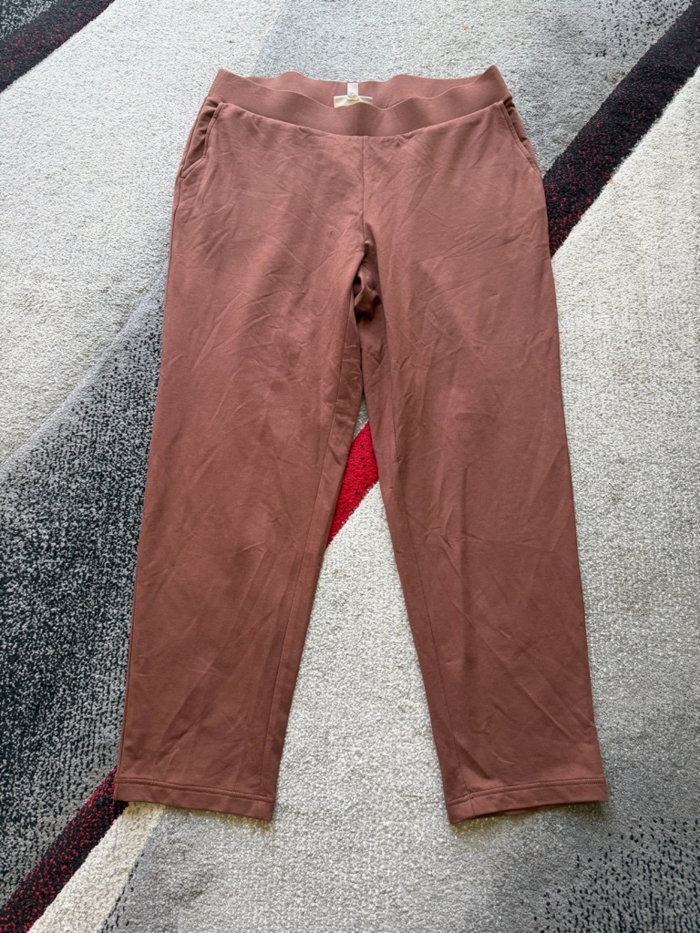 J. Jill Dark Cinnamon Pull On Ankle Pants